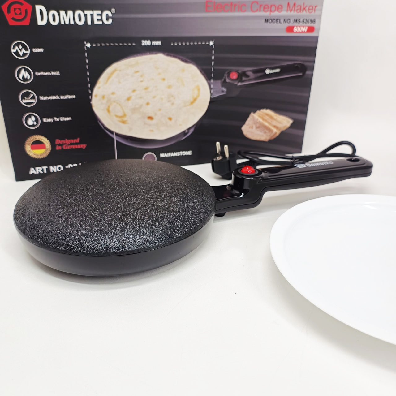 Електрична млинець Domotec MS-5209B - Зображення 4
