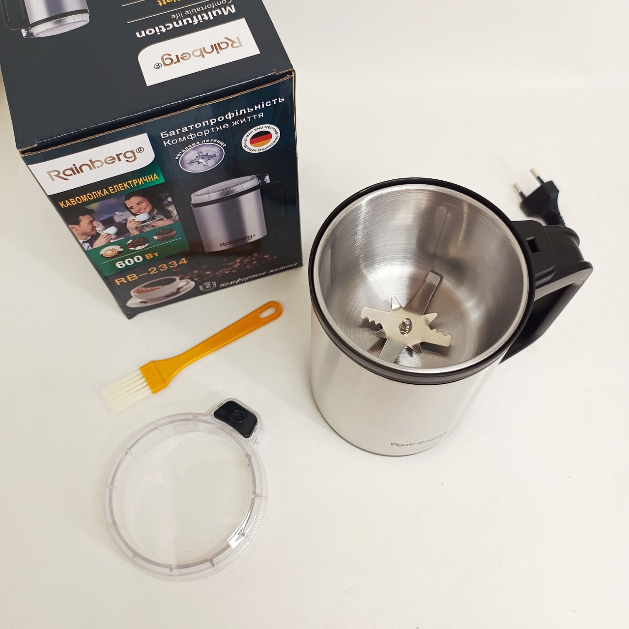 Кавомолка роторна Rainberg RB-2334 600 Вт - Зображення 4