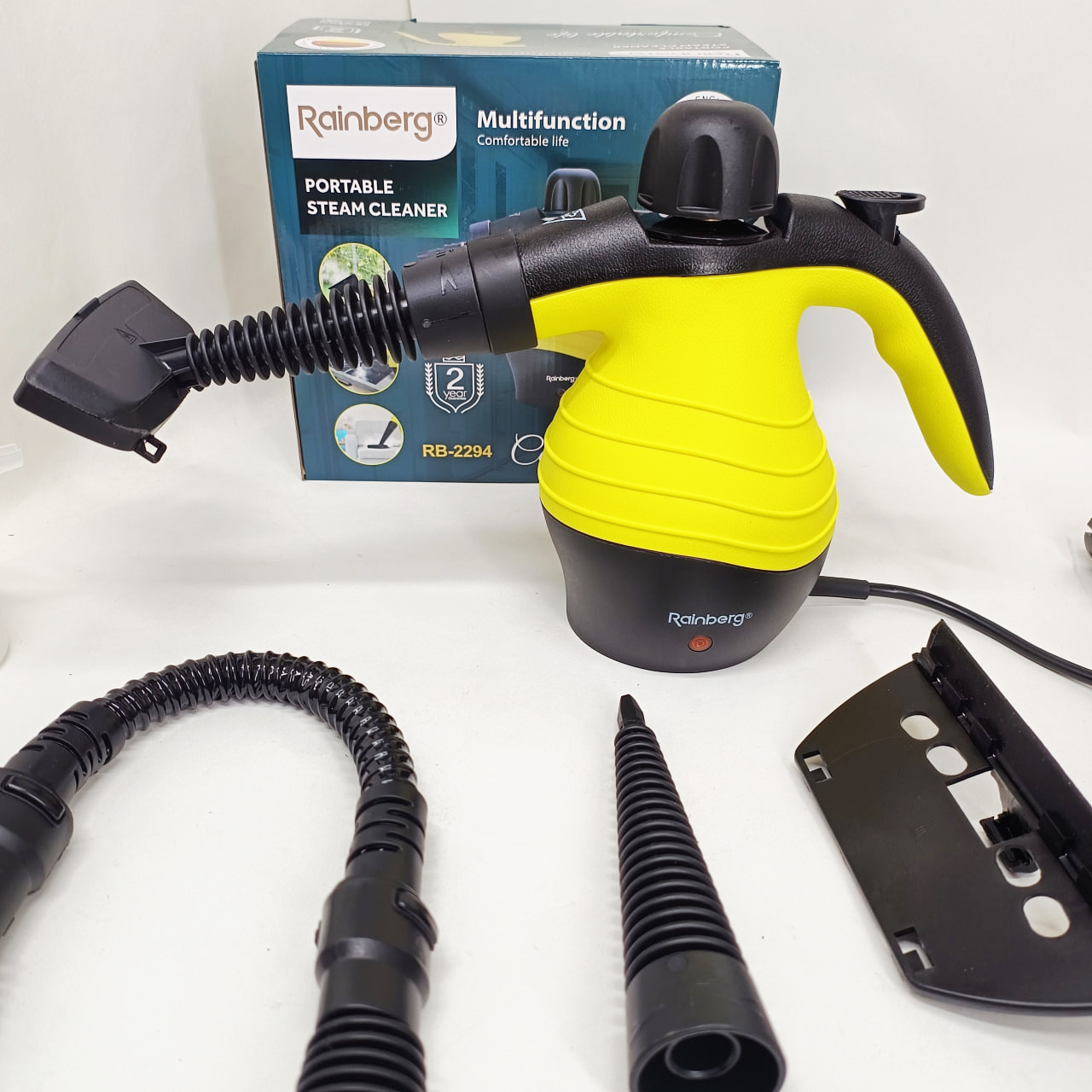 Ручний відпарювач Rainberg RB-2294 1000 Вт Yellow для очищення та дезінфекції поверхонь - Зображення 4