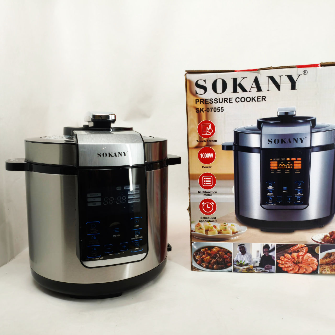 Мультиварка Sokany SK-07055 7 л 3в1 1000 Вт - Зображення 4