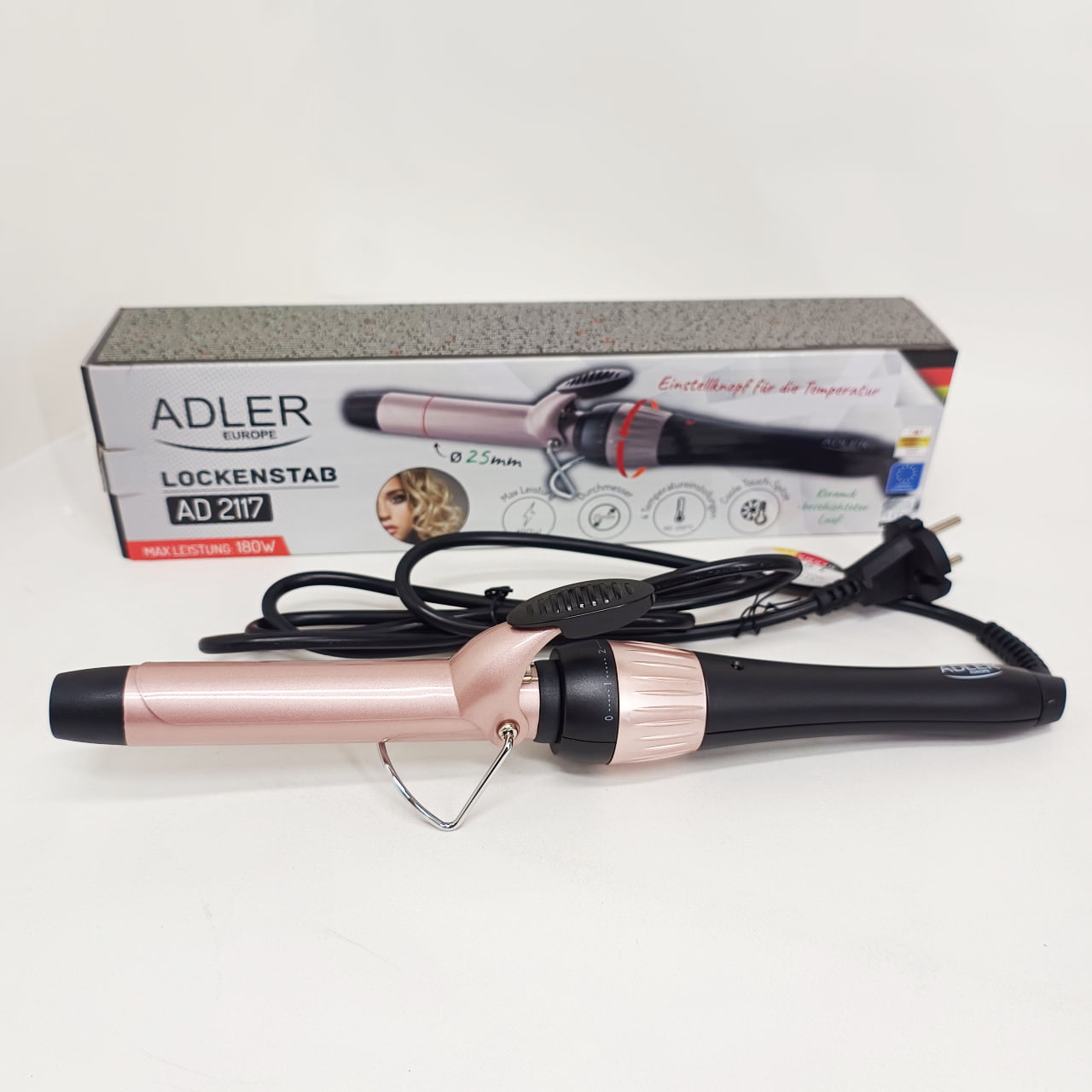 Плойка Adler AD 2117 25 мм 180 Вт - Зображення 6
