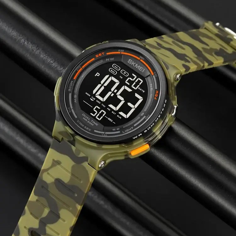 Наручні годинники SKMEI 1841CMGN Army Green Camo водонепроникні - Зображення 4
