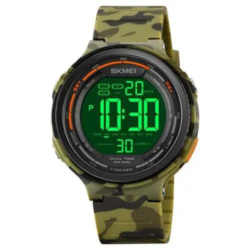 Наручні годинники SKMEI 1841CMGN Army Green Camo водонепроникні - Зображення 3