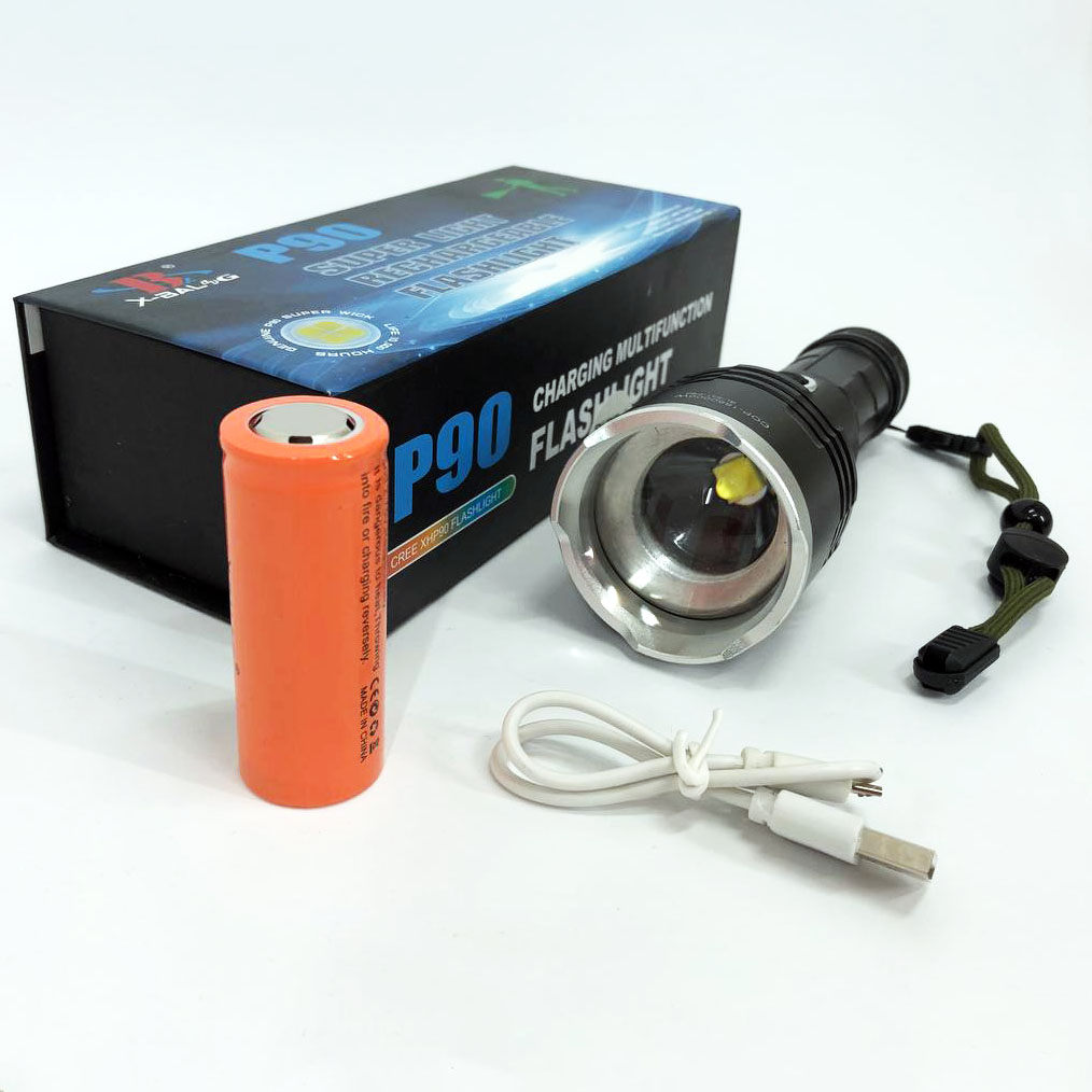 Ліхтар поліцейський X-Balog BL-531-P90 з Power Bank 8800 мА·год USB/microUSB/3хААА R3 - Зображення 6