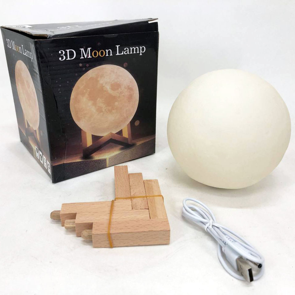Нічник Moon Lamp 13 см для дитини на ніч - Зображення 12