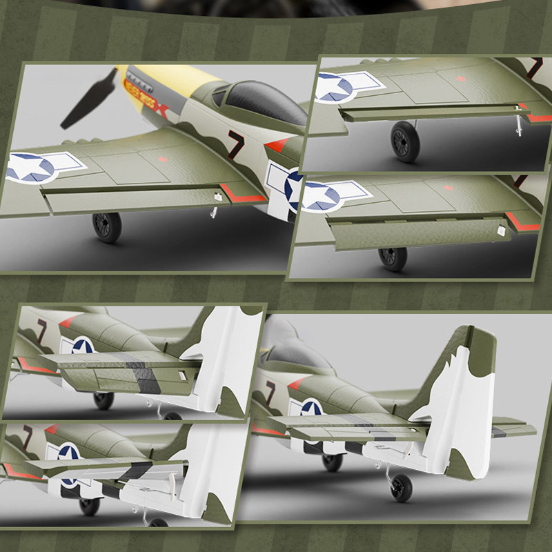 Літак на радіокеруванні SCHE W551 Four-channel Stunt Fighter - Зображення 4