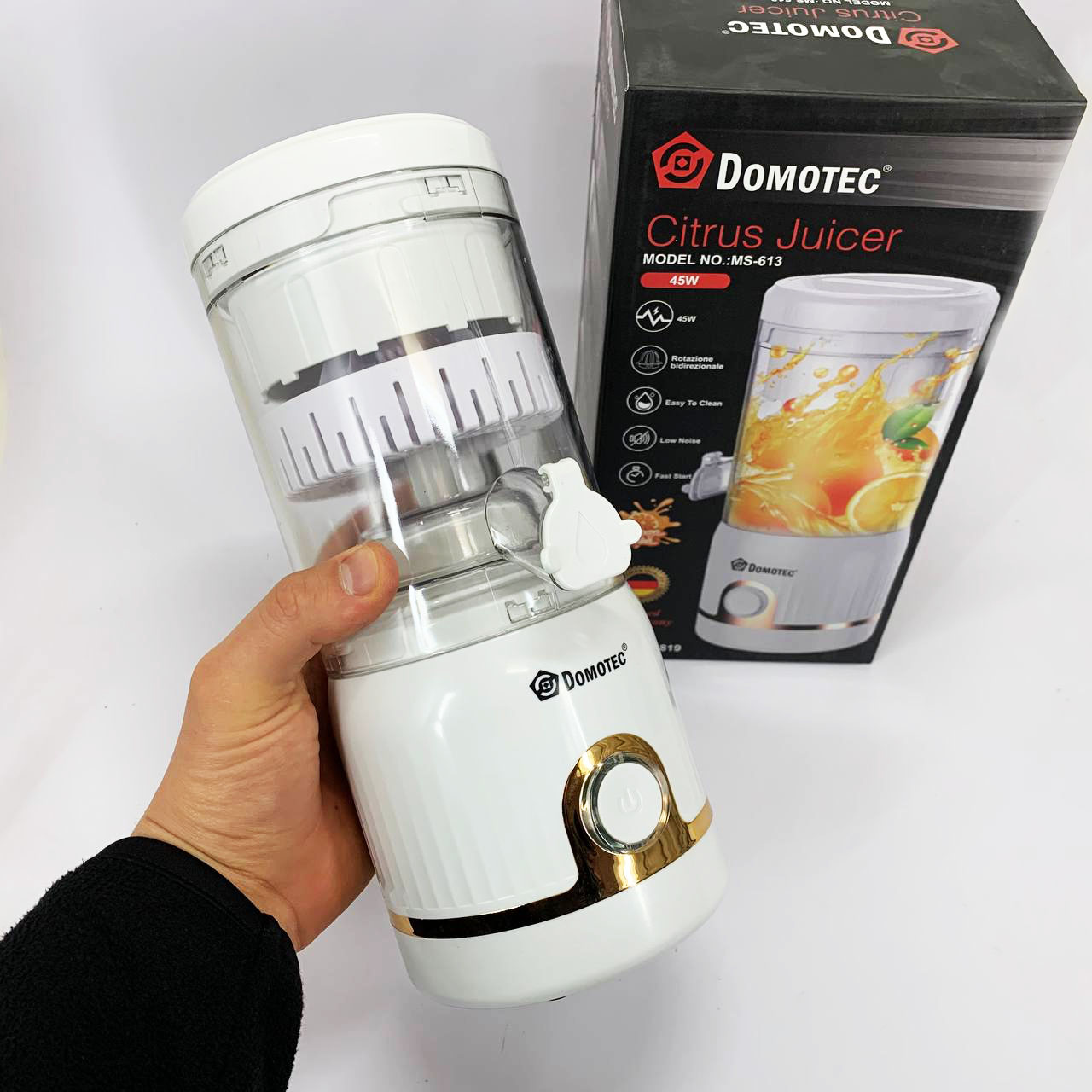 Блендер Domotec MS-613 250 мл білий - Зображення 2