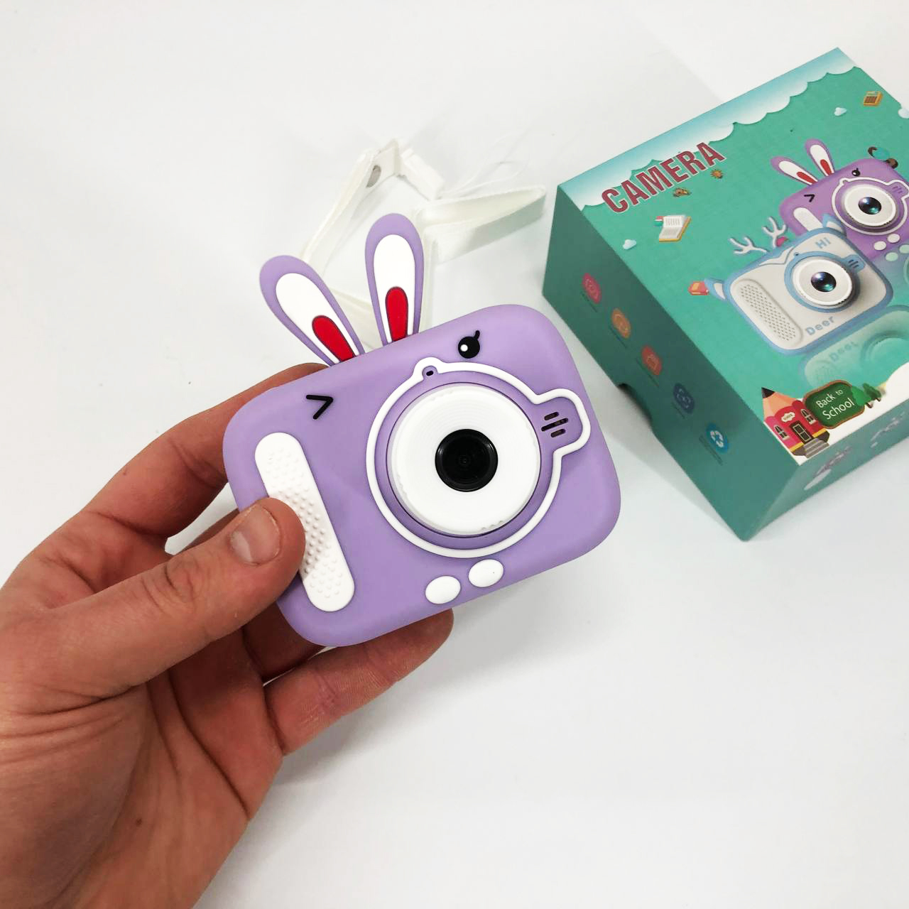 Дитячий цифровий фотоапарат X900 Rabbit фіолетовий - Зображення 2