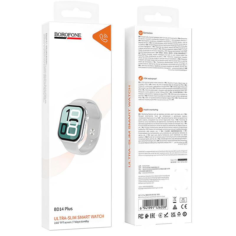 Смарт-годинник Borofone BD14 Plus Smart sports watch (call version) - Зображення 4
