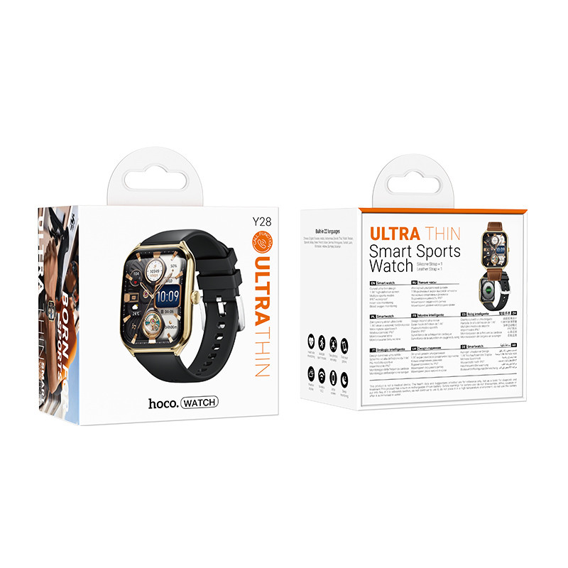 Смарт-годинник Hoco Y28 Amoled Smart sports watch (call version) - Зображення 3