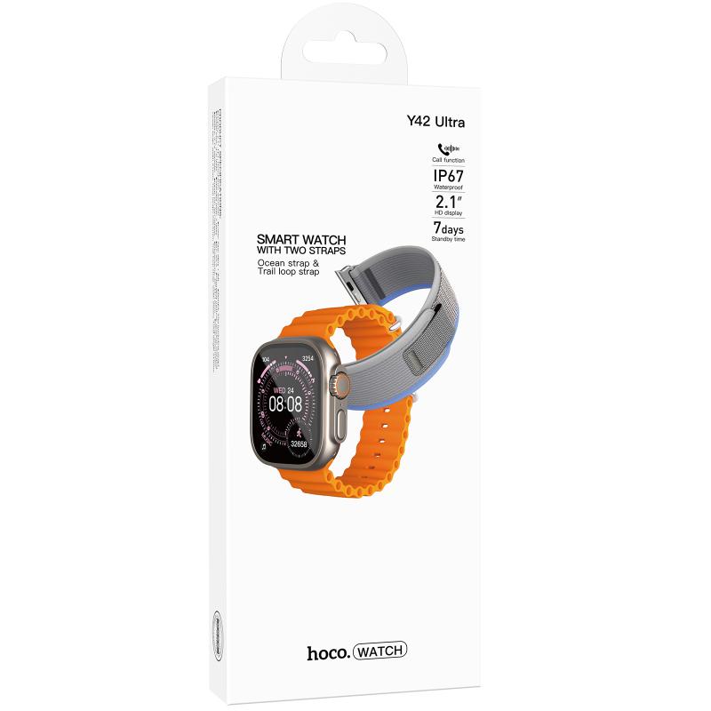 Смарт-годинник Hoco Y42 Ultra Smart sports watch (call version) - Зображення 2