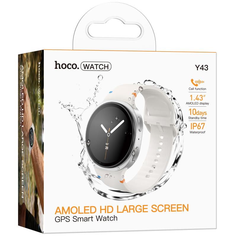 Смарт-годинник Hoco Y43 Amoled Smart sports watch (call version) - Зображення 2