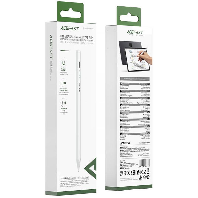 Стілус Acefast V1 Universal Capacitive Pen - Зображення 4