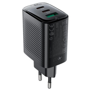 Мережевий зарядний пристрій Acefast A108 GaN PD67W (1USB-A/2C)