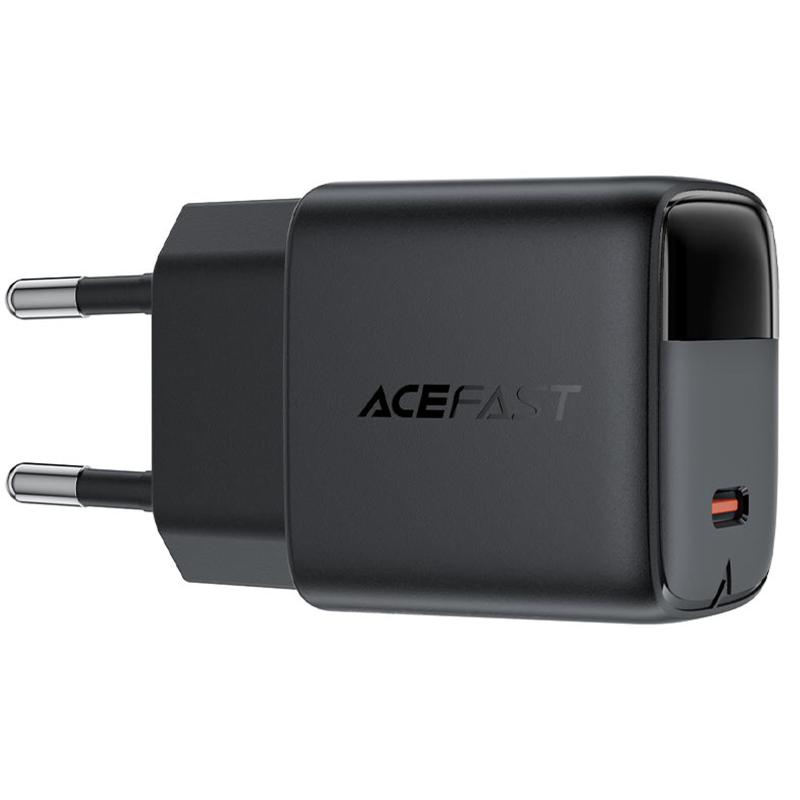 Мережевий зарядний пристрій Acefast A113 PD20W GaN (1USB-C) + кабель Type-C to Type-C - Зображення 4