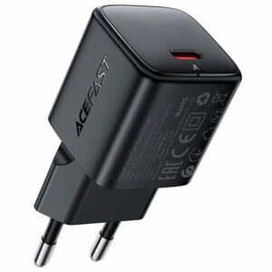 Мережевий зарядний пристрій Acefast A117 mini PD20W GaN (1USB-C)