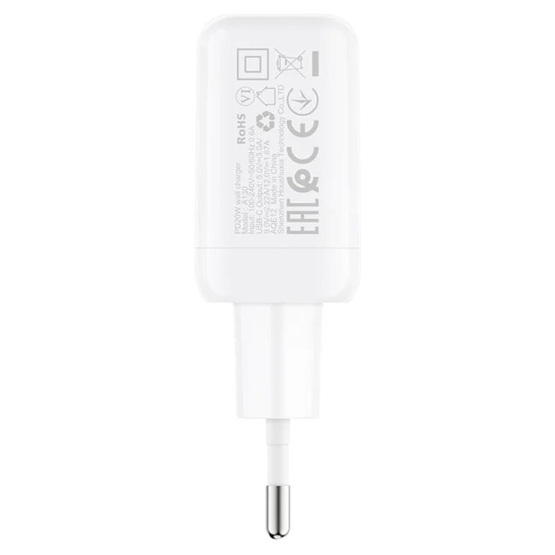 Мережевий зарядний пристрій Acefast A130 PD20W (1USB-C) - Зображення 4