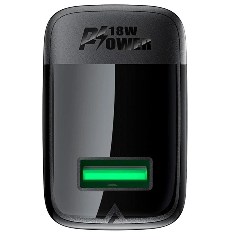 Мережевий зарядний пристрій Acefast A90 QC3.0 18W (1USB-A) - Зображення 3