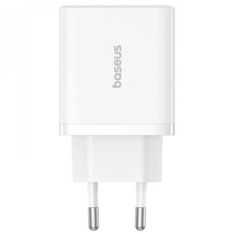 Мережевий зарядний пристрій Baseus Cube Pro Fast Charger PD30W+QC3.0 (1USB-A/1C) (P10111404) - Зображення 3