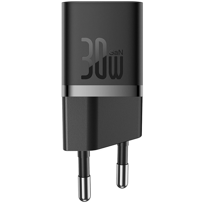 Мережевий зарядний пристрій Baseus GaN5 Fast Charger mini PD30W (1USB-C) + кабель Type-C to Type-C (P10110902) - Зображення 2
