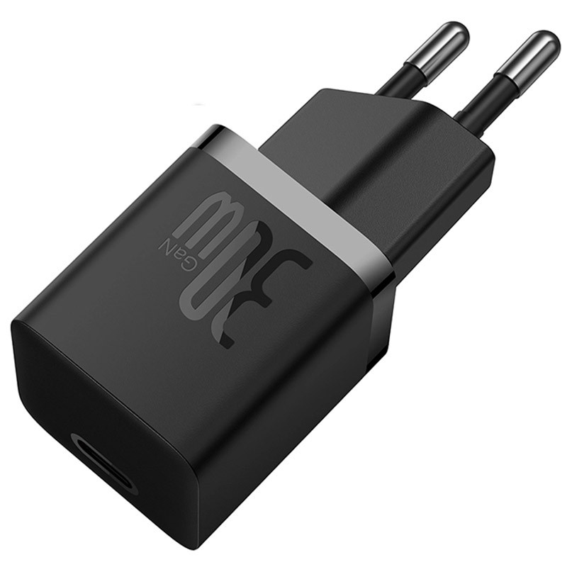 Мережевий зарядний пристрій Baseus GaN5 Fast Charger mini PD30W (1USB-C) + кабель Type-C to Type-C (P10110902) - Зображення 4