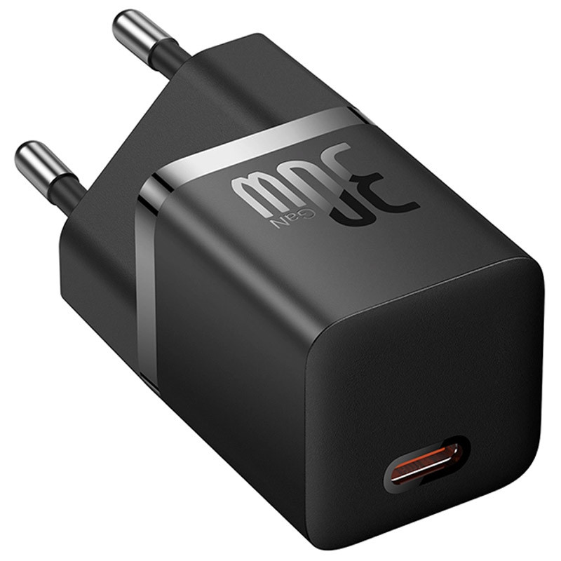 Мережевий зарядний пристрій Baseus GaN5 Fast Charger mini PD30W (1USB-C) + кабель Type-C to Type-C (P10110902) - Зображення 5