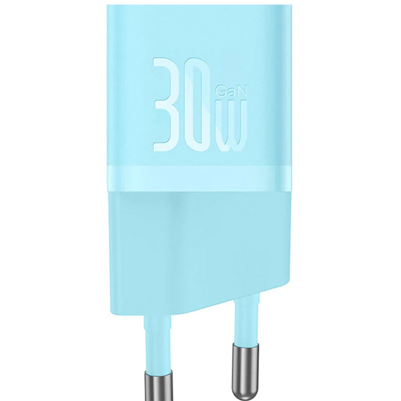 Мережевий зарядний пристрій Baseus GaN5 Fast Charger mini PD30W (1USB-C) + кабель Type-C to Type-C (P10110902) - Зображення 3
