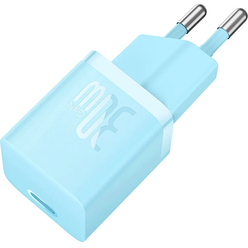 Мережевий зарядний пристрій Baseus GaN5 Fast Charger mini PD30W (1USB-C) + кабель Type-C to Type-C (P10110902) - Зображення 4