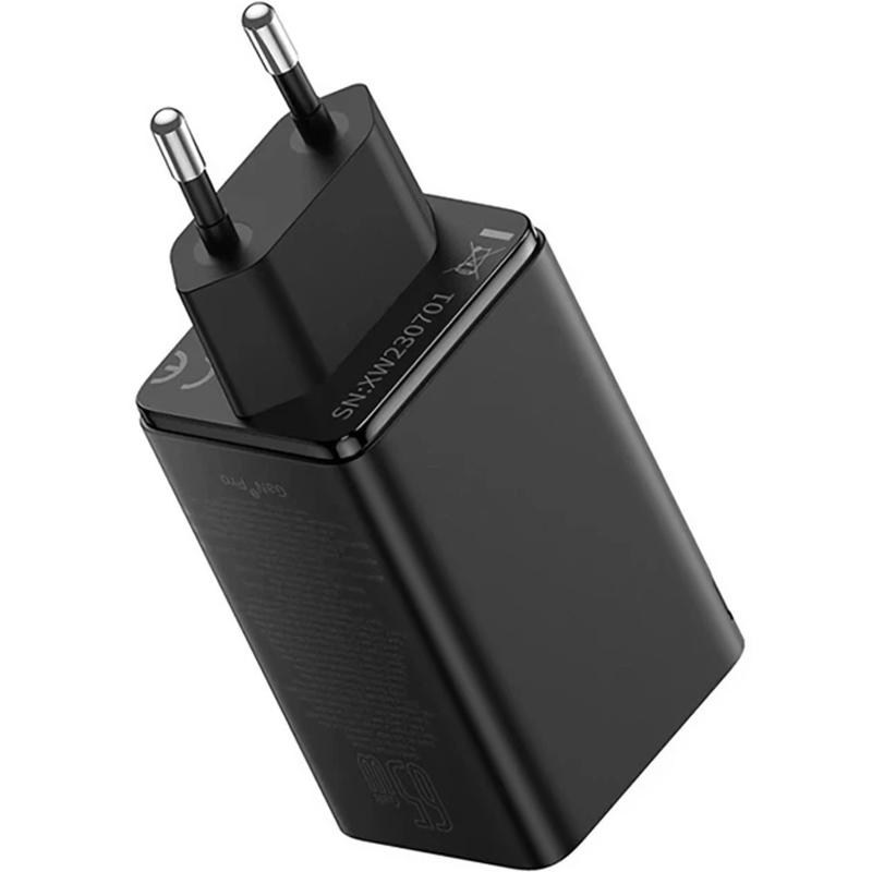 Мережевий зарядний пристрій Baseus GaN6 Pro Fast Charger PD100W+QC3.0 (2USB-A/2C) (P101627) - Зображення 3