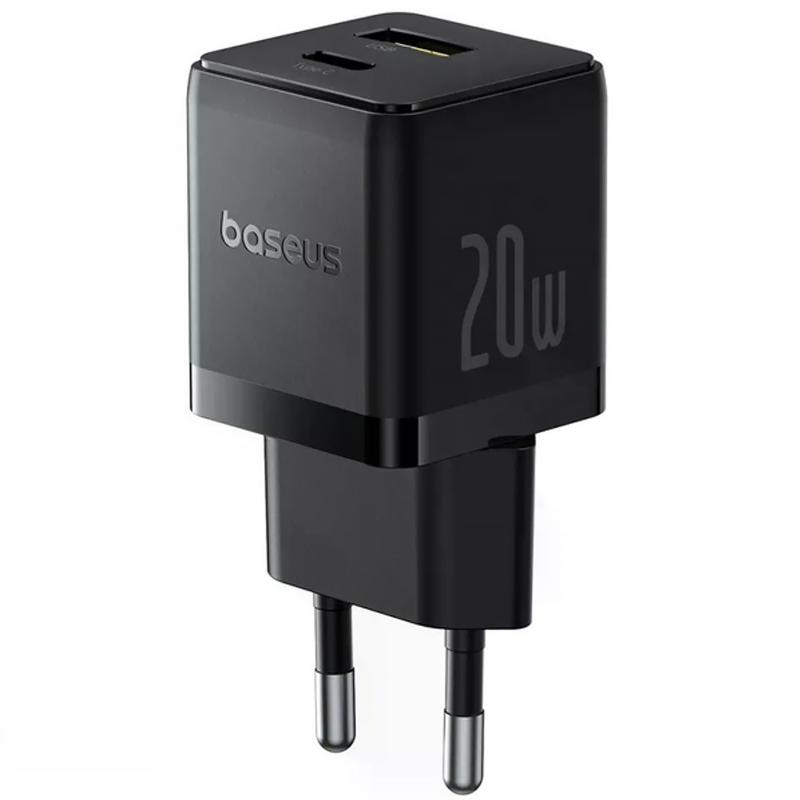 Мережевий зарядний пристрій Baseus Palm Fast Charger 20W (1USB-A/1C) (P10111608)