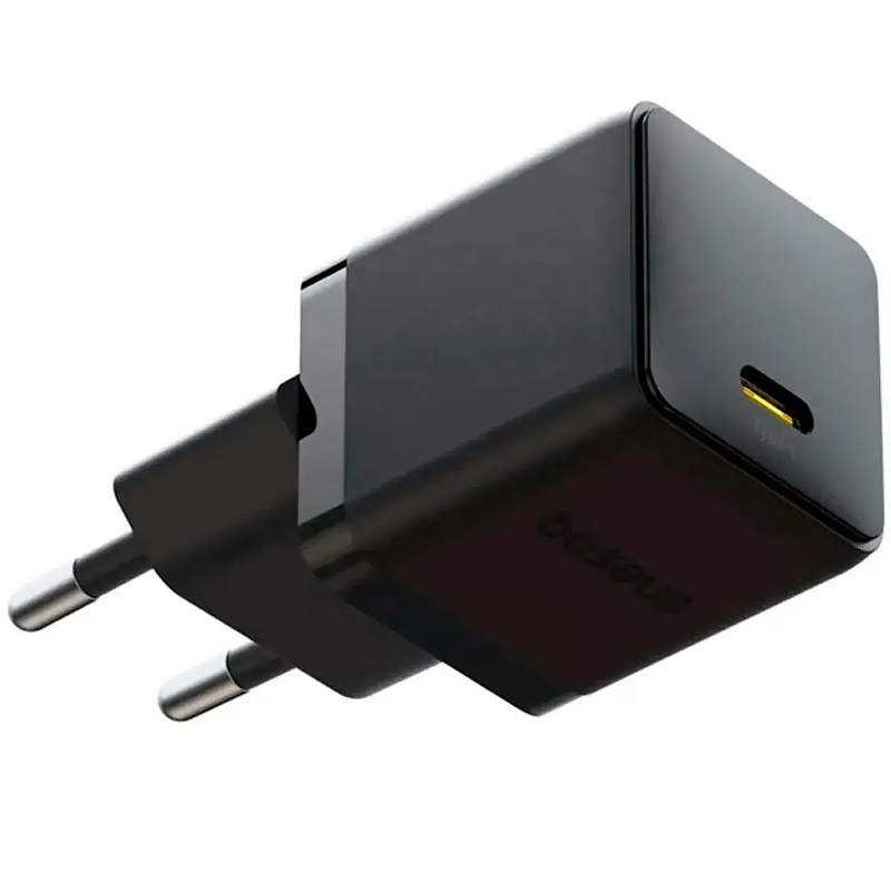 Мережевий зарядний пристрій Baseus Palm Fast Charger 20W (1USB-C) + кабель Type-C to Type-C (P10111602) - Зображення 2