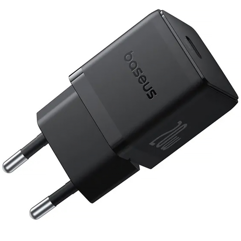Мережевий зарядний пристрій Baseus Palm Fast Charger 20W (1USB-C) + кабель Type-C to Type-C (P10111602) - Зображення 4