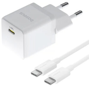 Мережевий зарядний пристрій Baseus Palm Fast Charger 20W (1USB-C) + кабель Type-C to Type-C (P10111602)