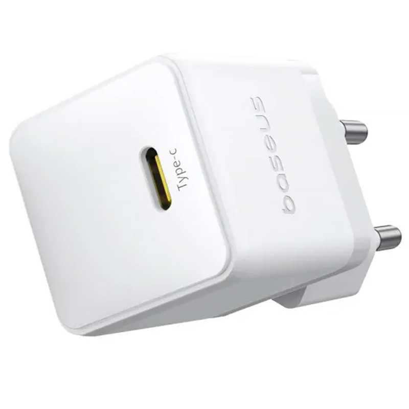 Мережевий зарядний пристрій Baseus Palm Fast Charger 20W (1USB-C) + кабель Type-C to Type-C (P10111602) - Зображення 2