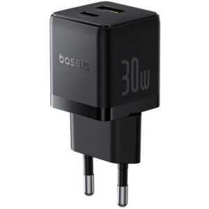 Мережевий зарядний пристрій Baseus Palm Fast Charger 30W (1USB-A/1C) (P1011160A)