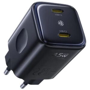 Мережевий зарядний пристрій Baseus PicoGo AN13 Fast Charger 45W (2USB-C) (E0121F)