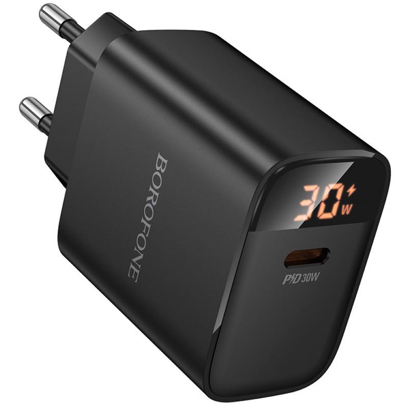 Мережевий зарядний пристрій Borofone BA97A PD30W (1USB-C)