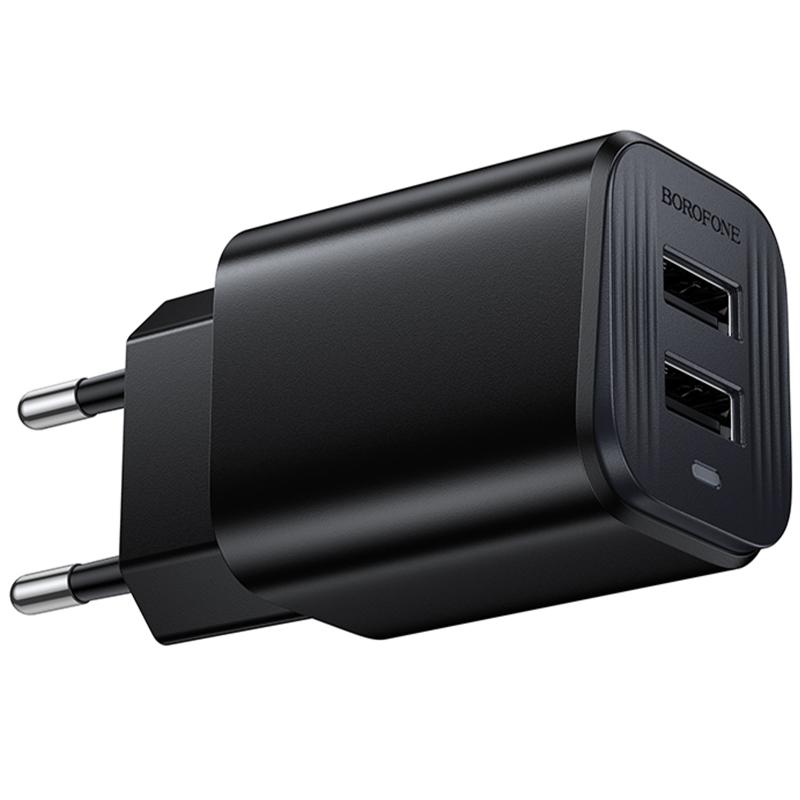 Мережевий зарядний пристрій Borofone BAS81A Star 10.5W (2USB-A) - Зображення 3