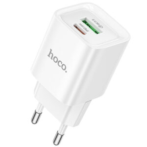 Мережевий зарядний пристрій Hoco C147A PD20W+QC3.0 (1USB-A/1C)