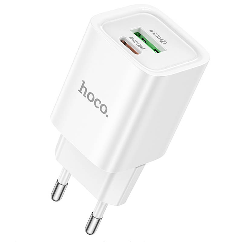 Мережевий зарядний пристрій Hoco C149A Charm PD30W+QC3.0 (1USB-A/1C)