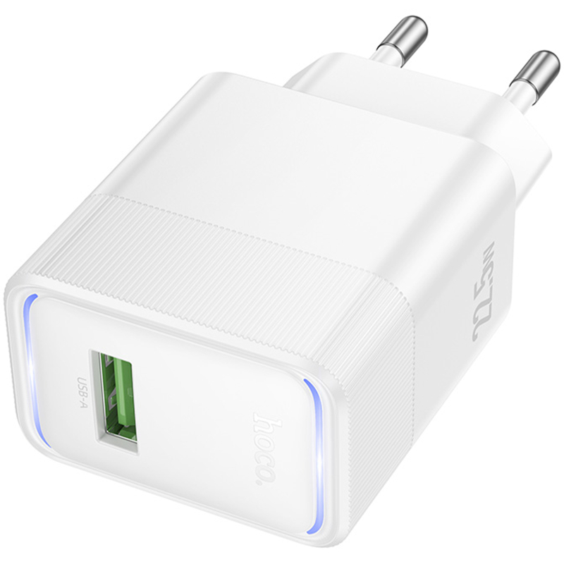 Мережевий зарядний пристрій Hoco CS111A Lounge QC3.0 22.5W (1USB-A) - Зображення 4