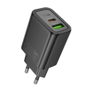 Мережевий зарядний пристрій Hoco N61 Gentle PD20W+QC3.0 (1USB-A/1C)