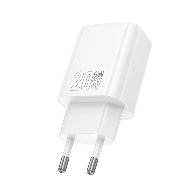 Мережевий зарядний пристрій Hoco N61 Gentle PD20W+QC3.0 (1USB-A/1C) - Зображення 3