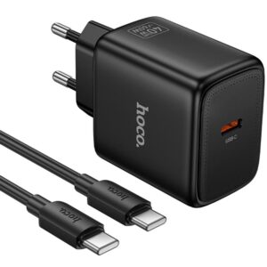 Мережевий зарядний пристрій Hoco N83 Profit PD40W (1USB-C) + кабель Type-C to Type-C