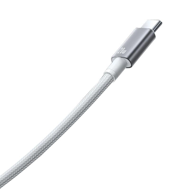 Мережевий зарядний пристрій Usams US-CC261 GaN JC Ser. 20W (2USB-C) + кабель Type-C to Type-C - Зображення 3