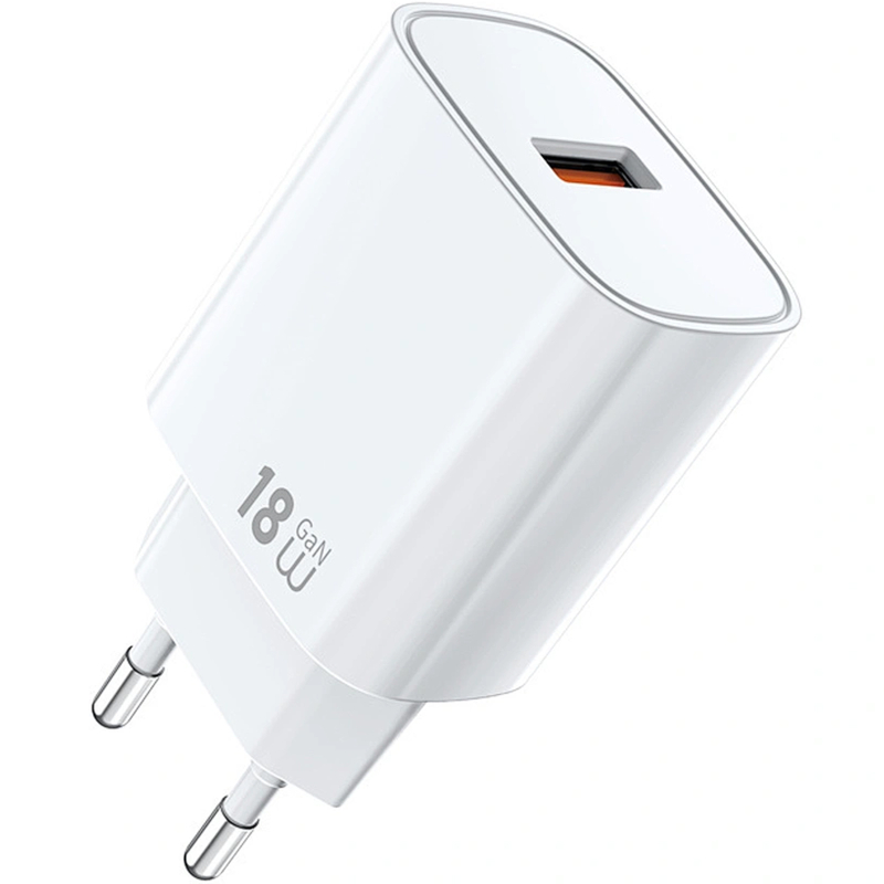 Мережевий зарядний пристрій WIWU G006 Essen QC3.0 18W GaN (1USB-A)