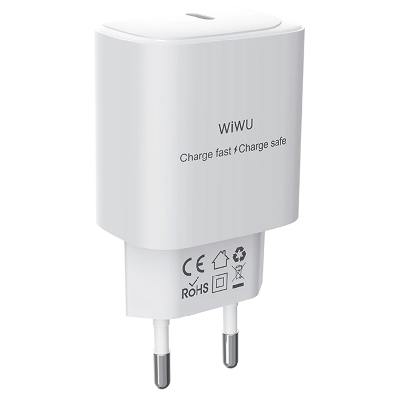 Мережевий зарядний пристрій WIWU G008 Essen PD30W GaN (1USB-C) + кабель Type-C to Type-C - Зображення 4