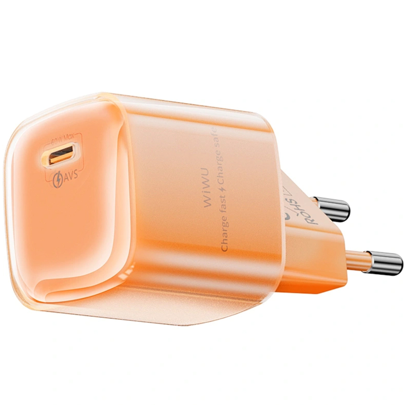 Мережевий зарядний пристрій WIWU G037 Jelly PD60W GaN (1USB-C) - Зображення 2