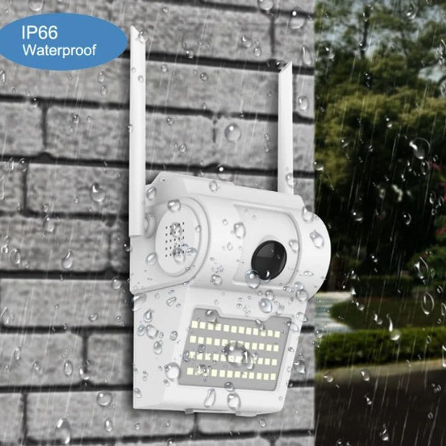 Камера відеоспостереження UKC CAMERA D2 Wi-Fi IP 2,0 мп вулична з LED-прожектором
