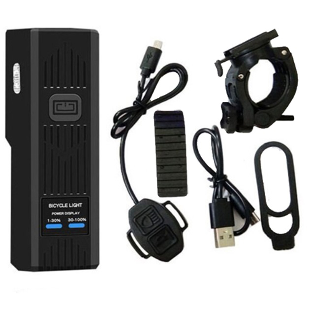 Велофара Waterproof MT-007-T6 450 Лм з виносною кнопкою 18650 - Зображення 2
